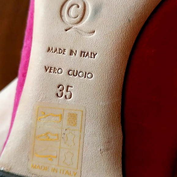 NWOT Alexander McQueen Embroidered Skull Smoking Slipper, Fuchsia - Picture 8 of 13